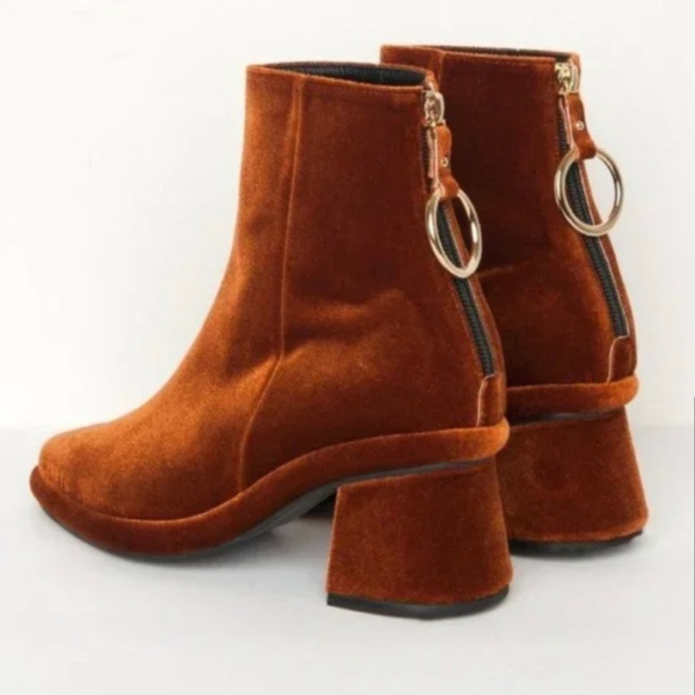 Reike Nen crushed velvet boots